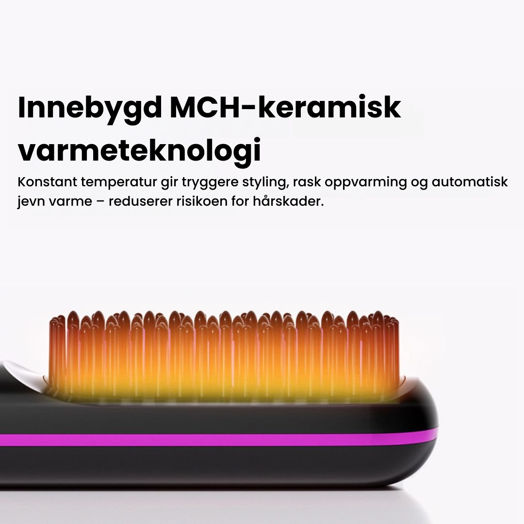 NordicBeauty GoBrush – den intelligente stylingbørsten for kort hår