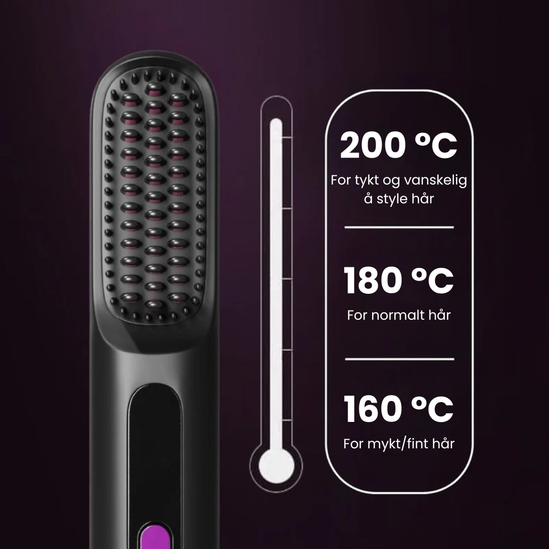 NordicBeauty GoBrush – den intelligente stylingbørsten for kort hår